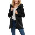 ONLY Women's ONLSEDONA Boucle Wool Coat OTW NOOS, Black(blackmelange), XS