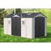 Duramax Building Products Apex Pro 15 ft. W x 8 ft. D Plastic Storage Shed in Gray | 92.3 H x 190.6 W x 97.4 D in | Wayfair 40216