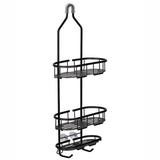 Rebrilliant Bennington 3 Shelf Rustproof Shower Caddy Aluminum/Metal in Black | 26.5 H x 11 W x 5 D in | Wayfair A4B9D7A1EA824CEBB62C0DD2B7E931D4