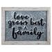 Winston Porter Galvanized Metal Farmhouse Family Wall Décor Metal in Black/Brown/Gray | 14 H x 18 W x 1 D in | Wayfair