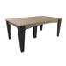 Ebern Designs Monalisa Rectangular 30" Outdoor Table Plastic in Gray/Black | 30 H x 22 W x 44 D in | Wayfair AB40EE35ECDE4CFF8AA98F31AD3E2C54