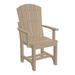 Ebern Designs Horigan Adirondack Bar Height Patio Dining Chair Plastic/Resin in Gray | 41.25 H x 23.25 W x 24.25 D in | Wayfair