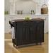 Create-a-Cart Black Finish with Cherry Top - Homestyles Furniture 9200-1047G