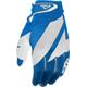 FXR Clutch Strap Motocross Handschuhe, weiss-blau, Größe S