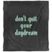 East Urban Home Quotes Don't Quit Your Daydream Single Reversible Duvet Cover Microfiber in Green | Queen Duvet Cover | Wayfair