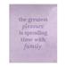 East Urban Home Polyester Handwritten Love & Family Quote Tapestry Polyester in White/Indigo | 36 H x 26 W in | Wayfair