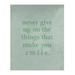 East Urban Home Polyester Handwritten Joy & Perseverance Quote Tapestry Polyester in Green/White | 36 H x 26 W in | Wayfair