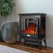 Ebern Designs Wolfeboro Electric Stove in Black | 23.75 H x 20 W x 11.5 D in | Wayfair 1C5B6D1C0A5940478650C31B63E89050