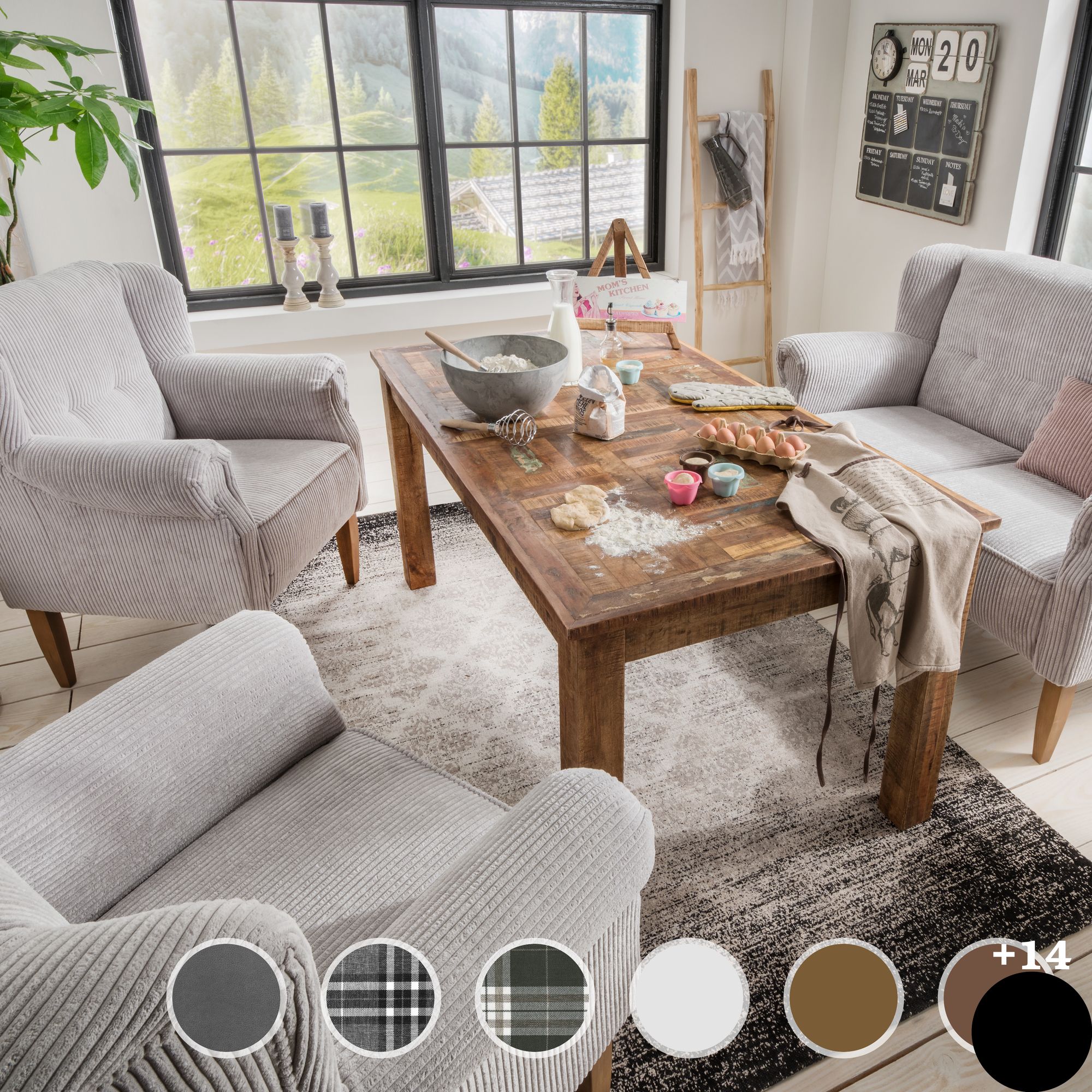 Massivholz »Pavolo« Sessel PK A 3314 / Buche natur