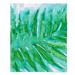 East Urban Home Paradise Palm Aqua Green Soft Sherpa Blanket Microfiber/Fleece/Microfiber/Fleece | 68 W in | Wayfair