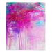 East Urban Home Carnival Dreams Pink Purple Soft Sherpa Blanket Microfiber/Fleece/Microfiber/Fleece | 68 W in | Wayfair