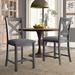 Beachcrest Home™ Ishani Counter Stool Wood/Upholstered in Gray | Wayfair 71D11E60F34646A7AB66EB6B87E5474C