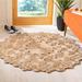 Natural Round 4' Indoor Area Rug - World Menagerie Round Tiamat Hand-Woven Flatweave Jute/Sisal Area Rug 48.0 x 0.39 in brownJute & Sisal | Wayfair