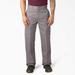 Dickies Men's Big & Tall Loose Fit Double Knee Work Pants - Silver Size 46 32 (85283)