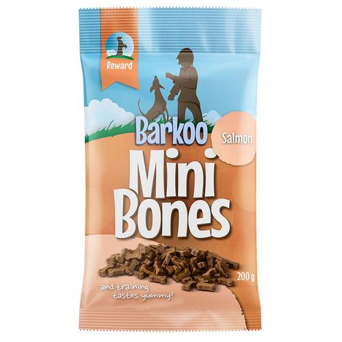8x200g Mini Bones (semi-moist) mit Lachs Barkoo Hundesnack