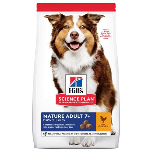 14 kg Hill's Science Plan Mature Adult Medium mit Huhn Hundefutter trocken