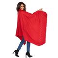 likemary Pashmina Shawl - Blanket Scarf - Winter Scarf - Travel Blanket - Yoga Blanket - Pashmina Scarfs for Women - Wool Scarf - Hearts Red