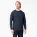 Dickies Men's Big & Tall Heavyweight Long Sleeve Pocket T-Shirt - Dark Navy Size 3Xl 3XL (WL450)