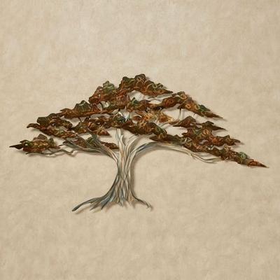 Oak Tree Wall Sculpture Multi Metallic , Multi Met...