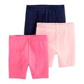 Simple Joys by Carter's Baby Mädchen 3-Pack Bike Shorts, Rosa/Marineblau, 2 Jahre (3er Pack)