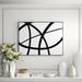 Casa Fine Arts Brush in Motion - I - Floater Frame Painting Print on Canvas in Black | 41 H x 61 W x 2 D in | Wayfair 34323-01