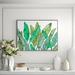 Casa Fine Arts Banana Palms - Floater Frame Painting Print on Canvas Metal in Green | 30 H x 40 W x 2 D in | Wayfair 32578-01