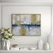 Casa Fine Arts Horizon in the Mist - Painting Print on Canvas Metal in Blue/Gray | 30 H x 40 W x 2 D in | Wayfair 33573-01