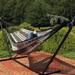 Bay Isle Home™ Hutchinson Double Classic Hammock in Gray/Black | 1 H x 90 W x 156 D in | Wayfair 4F462CC38D0F4DD699ADC2020D86DE50