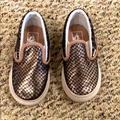 Vans Shoes | Black And Bronze Mermaid Vans | Color: Black/Brown | Size: 6.5bb