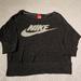 Nike Tops | 4/$25 Cute Nike 3 Quarter Sleeve Shoulder Shirt | Color: Gray | Size: Xs