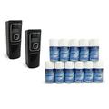 easy HYGIENE 2 EXEC LCD BLACK +12 Automatic Air Freshener Dispenser Perfume Auto Wall Mounted