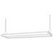 Westinghouse 65637 - 225W 4' LED Dim Linear High Bay Indoor Rectangular High Low Bay LED Fixture