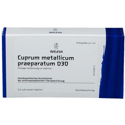 Cuprum Metallicum praep.D 30 Ampullen 8x1 ml Image