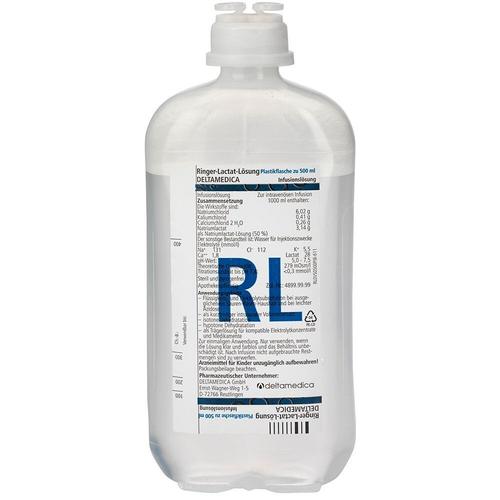 Ringer Lactat Lösung Inf.-Lsg.Plastik 10x500 ml Infusionslösung