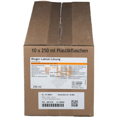 Ringer Laktat Lösung Plastik 10x250 ml Infusionslösung Image