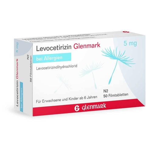 Levocetirizin Glenmark 5 mg Filmtabletten 50 St