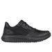 Skechers Women's Work Relaxed Fit: Elloree - Bluffton SR Sneaker | Size 7.5 | Black | Leather/Textile/Synthetic