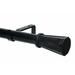 Darby Home Co Sandra 1.125" Single Curtain Rod in Black | 3.5 H x 72 W x 5.25 D in | Wayfair 73E881D836FD424FA3964CE4F8956F5B