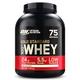 Optimum Nutrition Gold Standard 100% Whey Muscle Building and Recovery Protein Powder With Naturally Occurring Glutamine and BCAA Amino Acids, Unflavoured, 75 Servings, 2.25 kg, Packaging May Vary