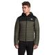 The North Face Stretch Down Hoodie Jacket Men new taupe green/tnf black Size XL 2020 winter jacket