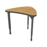 Marco Apex Series Manufactured Wood 30" Adjustable Height Collaborative Desk Wood/Laminate/Metal in Brown | 30 H x 31 W x 25 D in | Wayfair