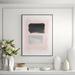 Casa Fine Arts and Red Shimmer 1 - Floater Frame Painting Print on Canvas in Pink | 61 H x 41 W x 2 D in | Wayfair 33828-01