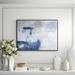 Casa Fine Arts Nordic Ice - Floater Frame Painting Print on Canvas Metal in Blue/Gray/White | 30 H x 40 W x 2 D in | Wayfair 33209-01
