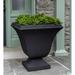 Campania International Trowbridge Cast Stone Urn Planter Concrete in Brown | 14.25 H x 13 W x 13 D in | Wayfair P-828-BR