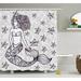 East Urban Home Ocean Magical Mermaid w/ Wave Single Shower Curtain Polyester | 69 H x 105 W in | Wayfair 7E370F8644034C1DB446356F483BF50E