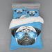 East Urban Home Pug Duvet Cover Set Microfiber in Blue | Queen Duvet Cover + 3 Additional Pieces | Wayfair 43D291C526A04FD592940EB071EB72F0