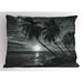 East Urban Home Tropical Sham Polyester | 20 H x 30 W x 0.1 D in | Wayfair C98AB7AD5CBE4A00913990AA29538069