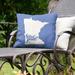 East Urban Home Indoor/Outdoor Throw Pillow Polyester/Polyfill blend in Blue | 20 H x 20 W x 3 D in | Wayfair E3AC512429DB46B7984E4BD41F07BCAF