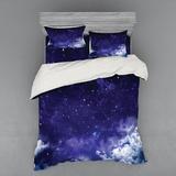 East Urban Home Dreamy Night w/ Stars Clouds Comets Ethereal Evening Surreal Calm Scene Picture Duvet Cover Set in White | Wayfair