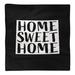 East Urban Home Sweet Wyoming Napkin, Cotton in Black | 22 W x 22 D in | Wayfair 657758BC9EB44128AE31B4A1550FA8DB